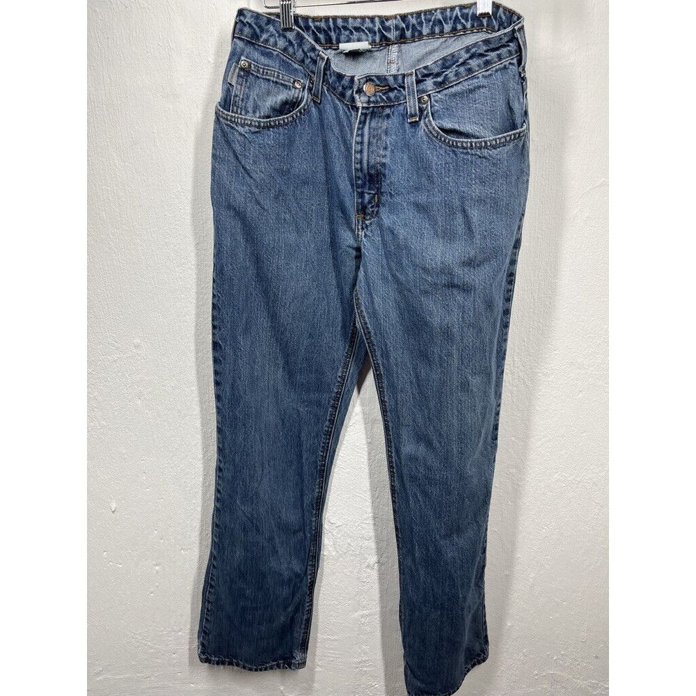 CARHARTT WOMENS JEANS SIZE 10 X 32 STRAIGHT LEG HIGH RISE